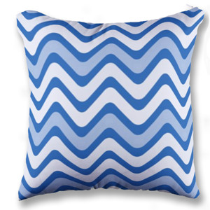 Bantal Wave Blue