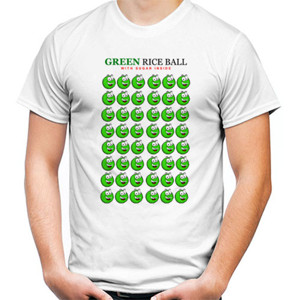 Kaos GREEN RICE BALL WITH SUGAR INSIDE