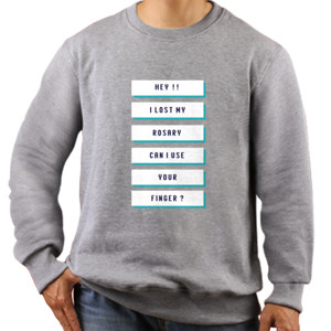 Jaket Sweater I Lost My Rosary