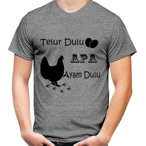 Kaos Telur Dulu Apa Ayam Dulu