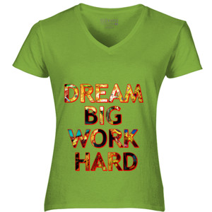 Kaos Dream Big Work Hard