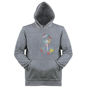 Jaket Hoodie Kaos Pretty Lady wearing hat