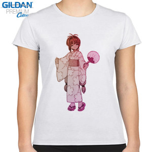 Kaos Cardaptorsakura wearing Kimono