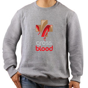 Jaket Sweater cross blood