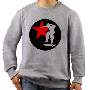 Jaket Sweater Kaos Skateboard - Skate Star (SB7GN)