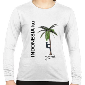 Kaos Budaya Indonesia Nyiur Kelapa