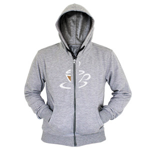 Hoodie Zipper KAOS PRIA (COFFEE)