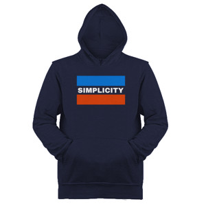 Jaket Hoodie Kaos quotes kata simplicity
