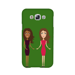 Gadis senang berdua Casing HP