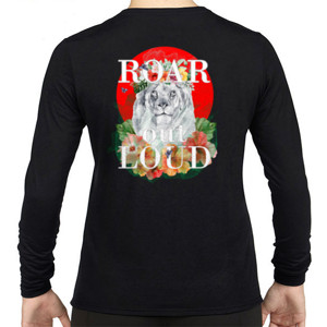 Kaos Roar Out Loud, Lion on red moon (back side only)