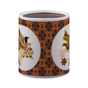 Mug Bunglon Mug Batik Couple Bird