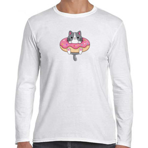 Kaos t-shirt cat cute