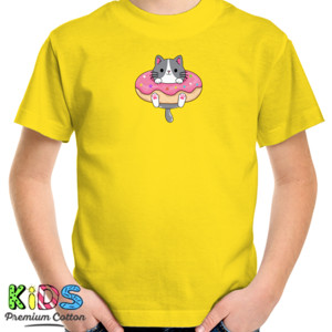 Kaos t-shirt cat cute