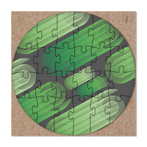 Puzzle Kertas Line Art (Line Art Paper)