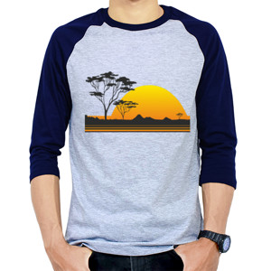 Kaos Raglan Kaos holiday1