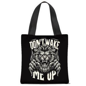 Tas Tote Fullprint Angry lion