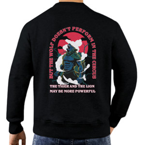 Jaket Sweater BLUE WOLF