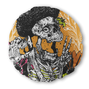 Bantal Bulat WHYD-Selfie Skull