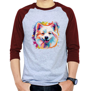 Kaos Raglan Kaos Gambar Anjing 008