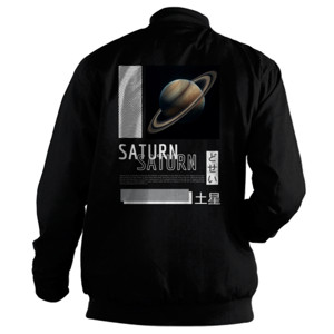 Jaket Bomber Saturn Black