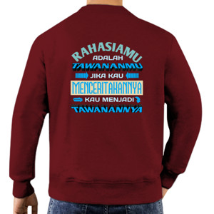 Jaket Sweater Rahasiamu adalah tawananmu