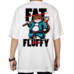 Kaos Oversize Not Fat Just Fluffy B