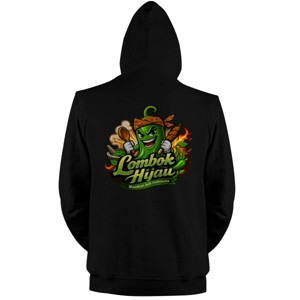 Jaket Hoodie Lombok Hijau