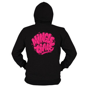 Hoodie Zipper Mingle Time