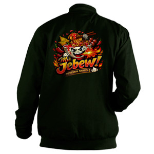 Jaket Bomber tshirt ilustrasi makanan