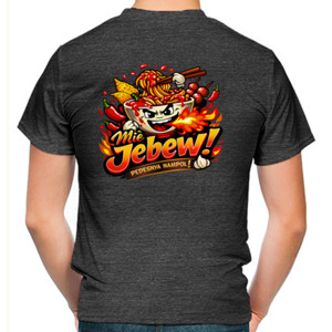 Kaos tshirt ilustrasi makanan