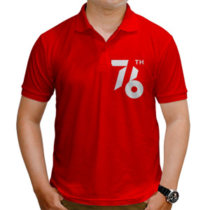 Kaos Polo Kaos Polo Kerah -  HUT RI ke 76