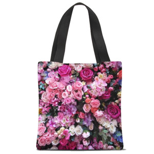 Tas Tote Fullprint tas tote flowers full-print