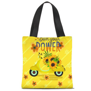 Tas Tote Fullprint Own your power