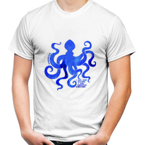 Kaos Octopus Blue