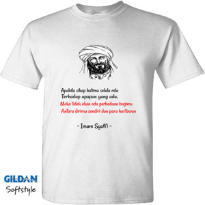 Kaos Apabila sikap hatimu selalu rela - Imam Syafii