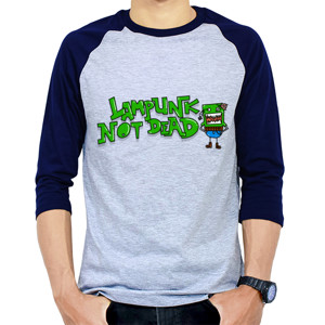 Kaos Raglan Lampunk not dead