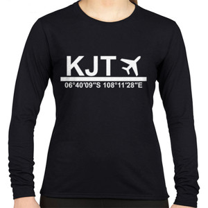 Kaos Kode IATA Bandara Kertajati Jawa Barat KJT