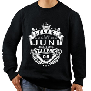Jaket Sweater T-SHIRT LELAKI TERBAIK JUNI - D2