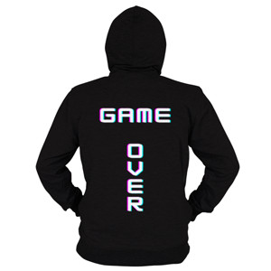 Hoodie Zipper Game Over Hoodie