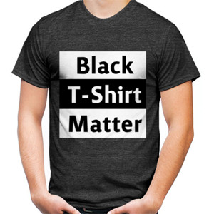 Kaos Black T-Shirt Matter Design Kaos Warna Gelap