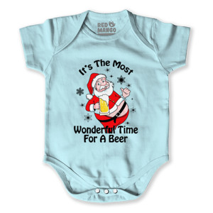 Baby Jumper Christmas santa this time for beer - 1