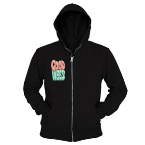 Hoodie Zipper DISTRO Collection G_BLACK FOREVER
