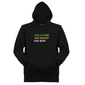 Jaket Hoodie Stay healthy, stay at home, stay alive