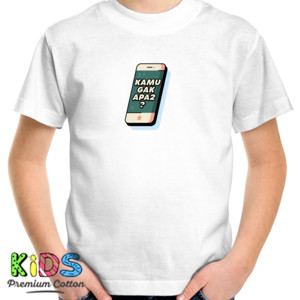 Kaos T-shirt gambar sticker WhatsApp 