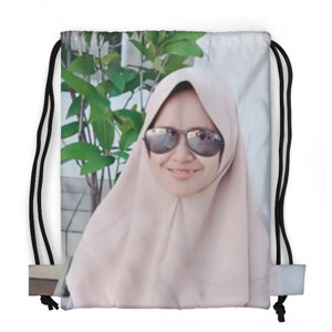 Tas Serut Fullprint Girl With Sun Glasses