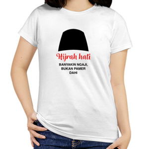 Kaos Hijrah Hati: Jangan Pamer Dahi