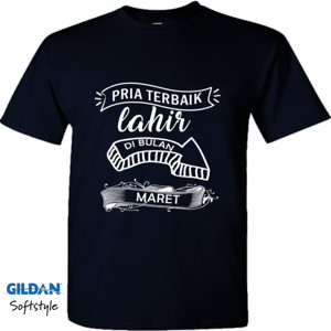 Kaos Bulan Kelahiran - Maret