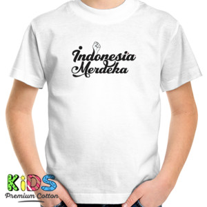 Kaos T-shirt Indonesia Merdeka - 01