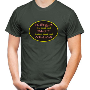 Kaos Kerja Cari Duit Bukan Cari Muka