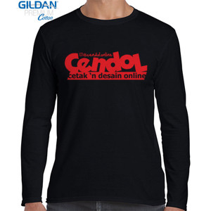 Kaos sweater cendol merah